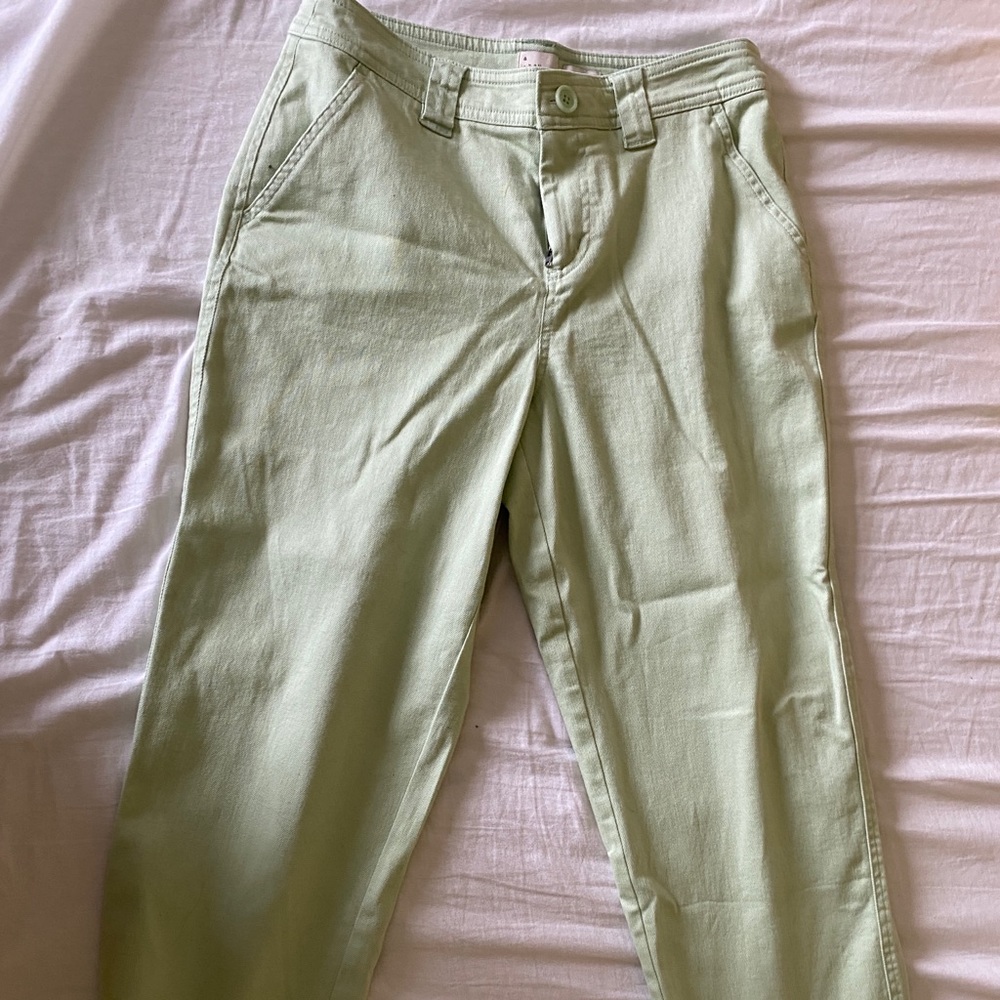 SPRING MINT GREEN STRAIGHT JEANS!
